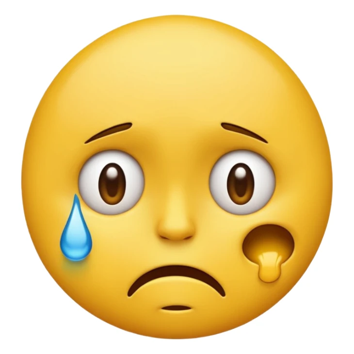 YELLOW EMOJI PAIN sticker