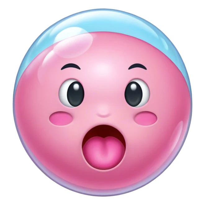 A bubble gum with a buyt sticker