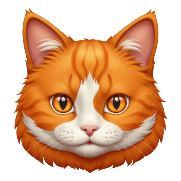 Earth destroyer orange cat sticker