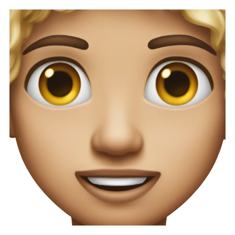 Heart eyes emoji drooling  sticker