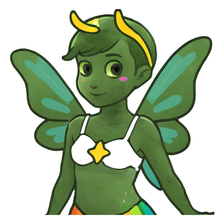 gay fairy sticker
