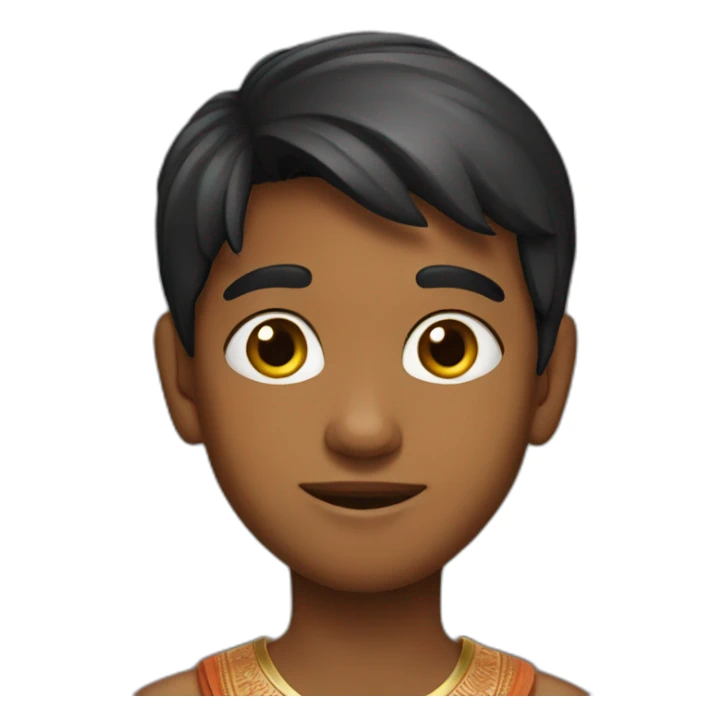 Indian boy sticker