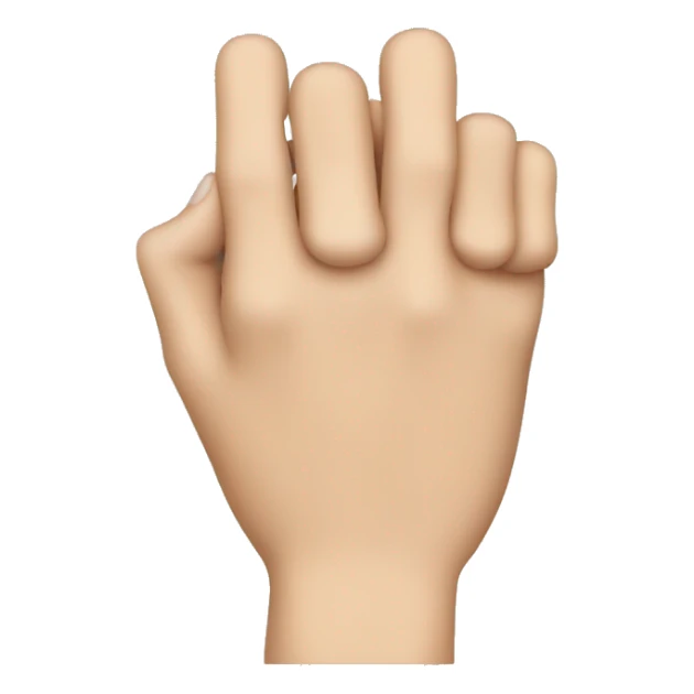 Hand over mouth running sticker