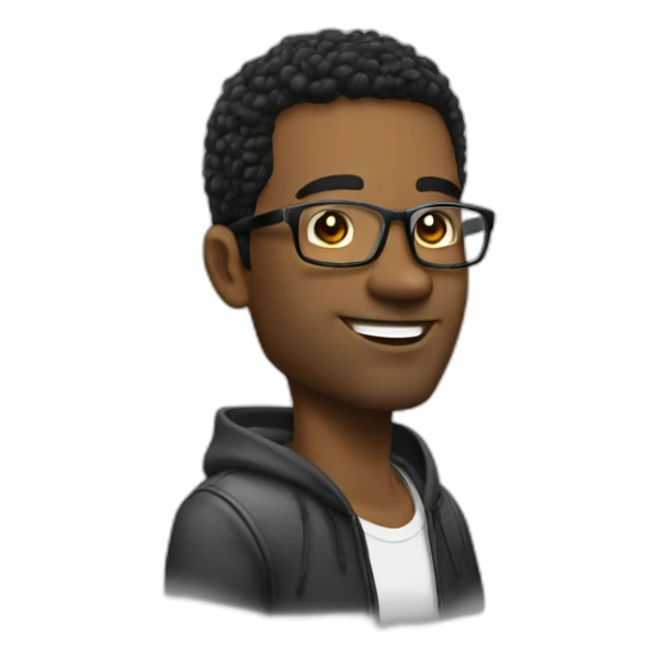 tall guy dj few hair dressed cool sticker