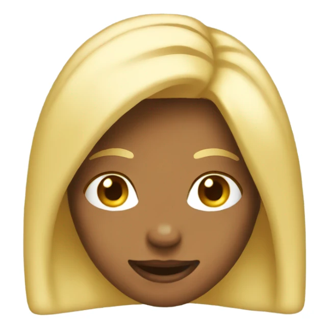 Yay emoji female blonde  sticker