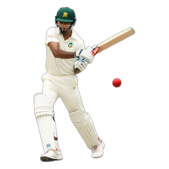 Ali hassan plying cricket sticker