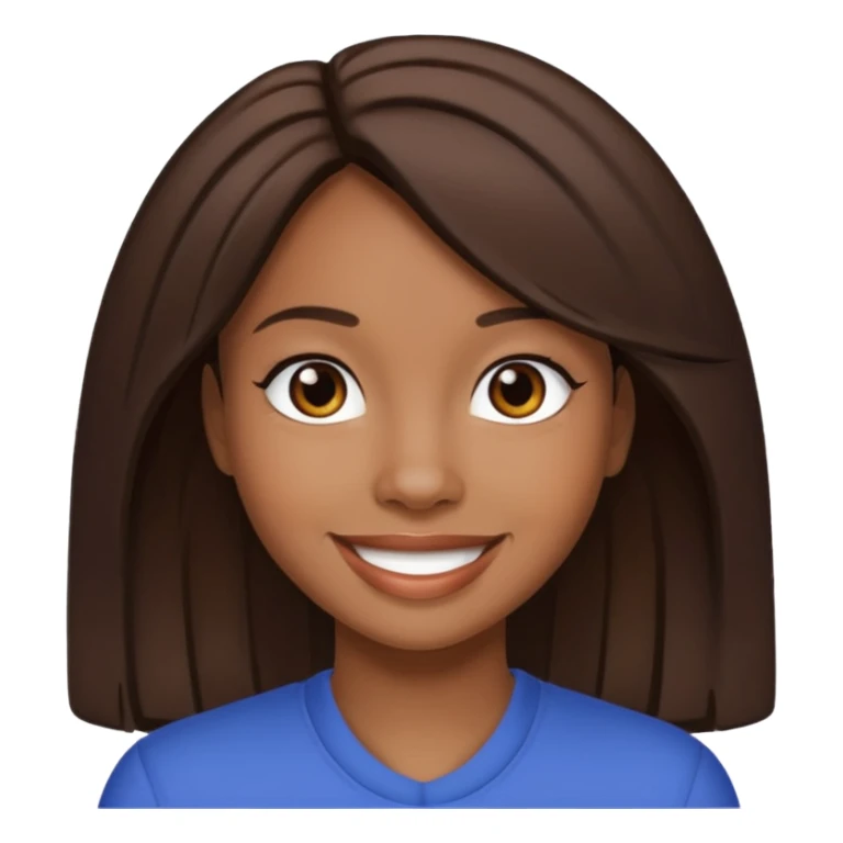 K-Ci Hailey with dark brown hair sticker