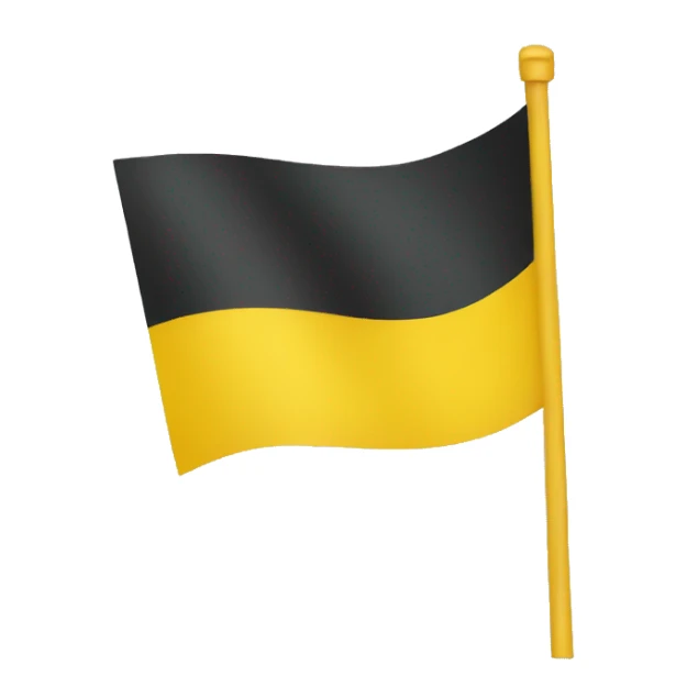 a yellow flag sticker