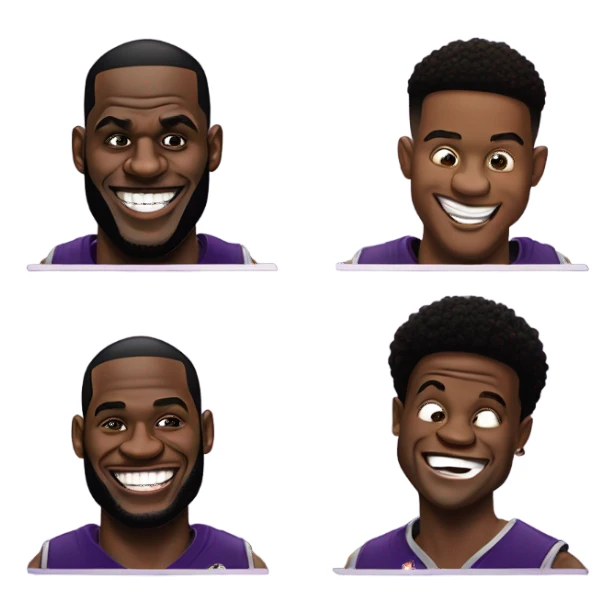 lebron and lamar jackson farting sticker