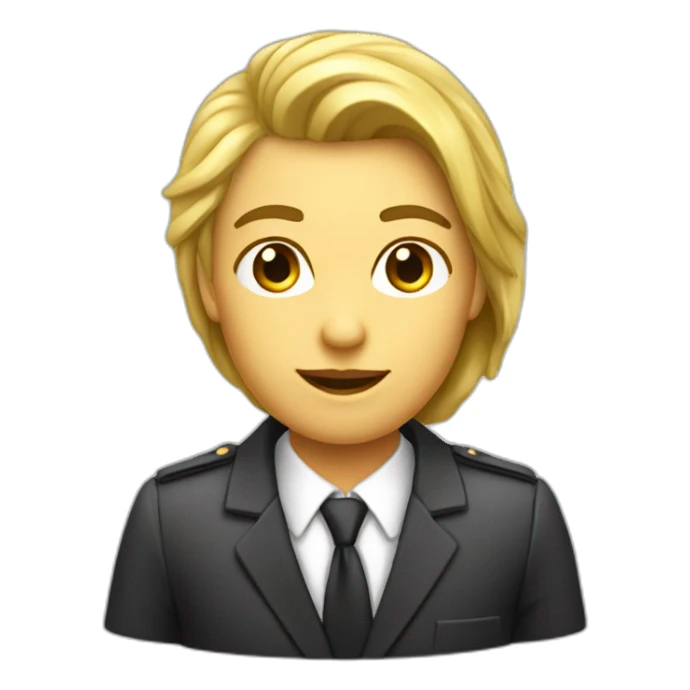 Fille attaché un homme sticker