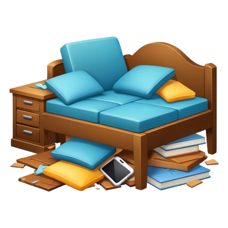 Broken furniture sticker