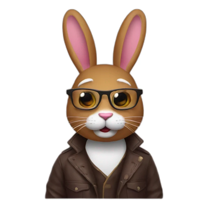 Bad bunny qui bois du vin sticker