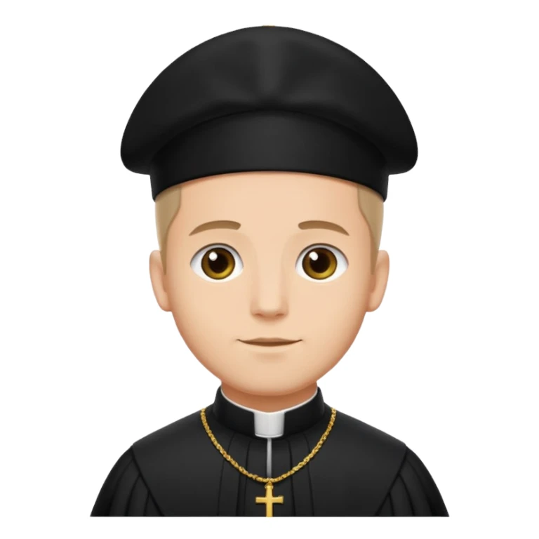 The priest presiding over the wedding sticker