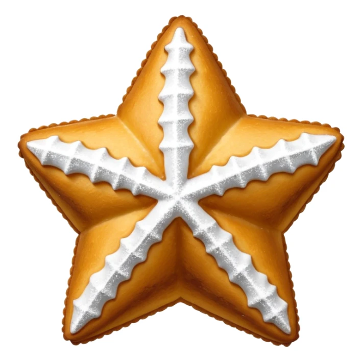 Christmas pandoro star sticker