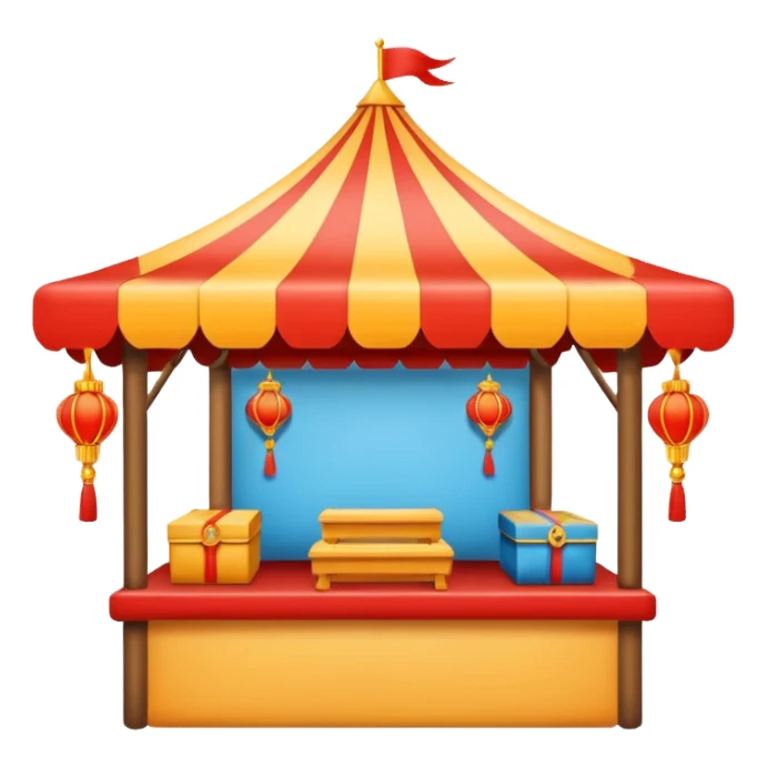 cherish festival booth sticker