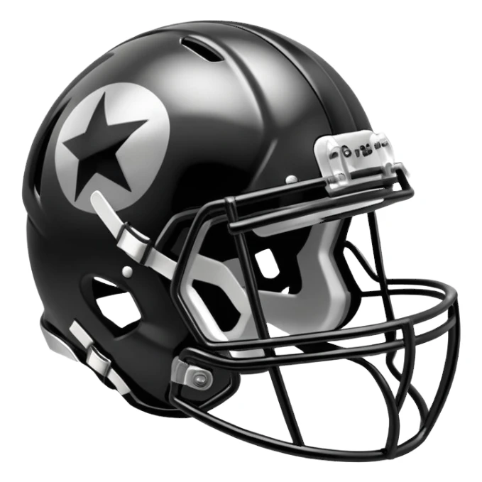 Football helmet sticker