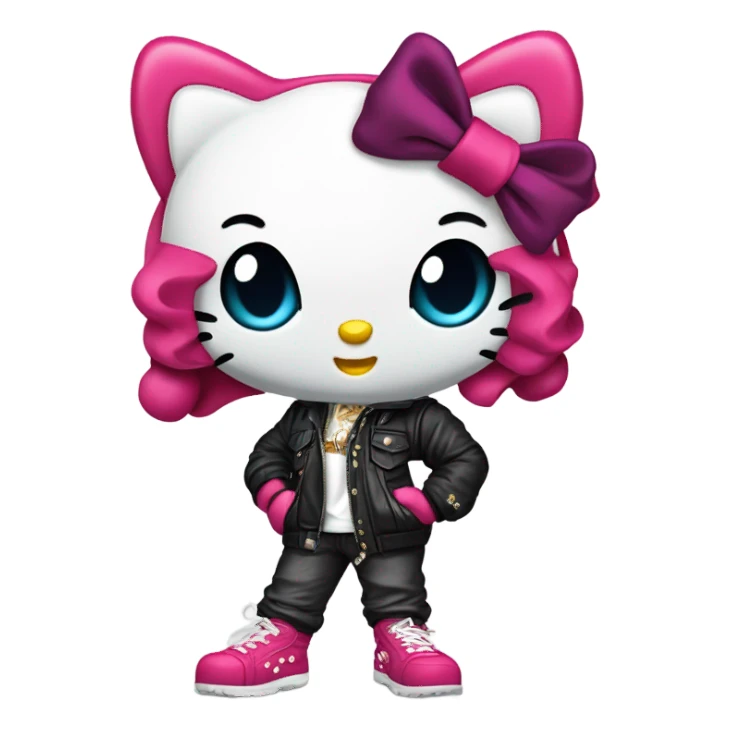 Gangster Hello kitty  sticker