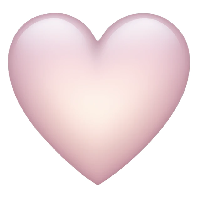 Pale frozen light pink heart sticker