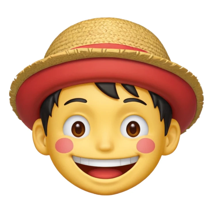 luffy emoji sticker
