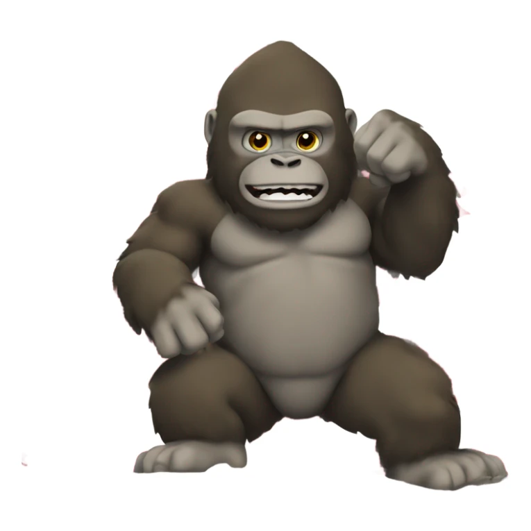 Japan flag with king kong waving sticker