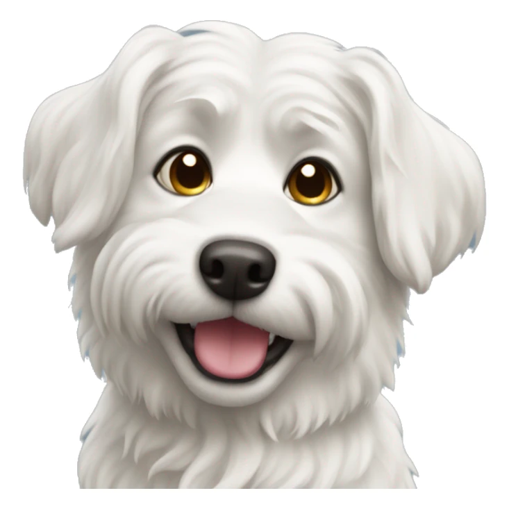 Havaneser white dog sticker