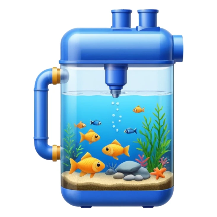 fish tank filter sticker