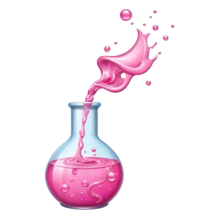 pink poison in a bottle sticker