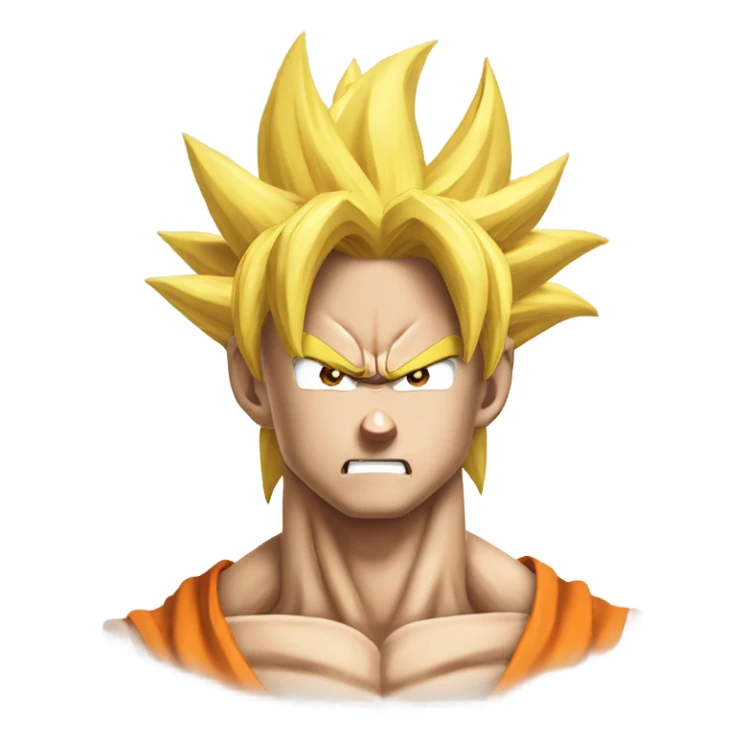 Goku Super Sayan power sticker