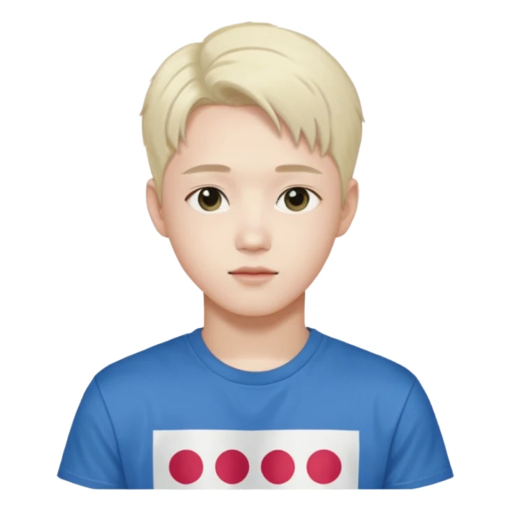 kpop obsessed boy named daniel 12 years old ugly sticker