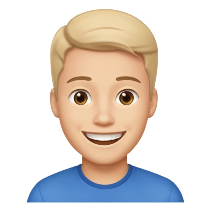 ISHOWSPEED, animated young man with big smile sticker