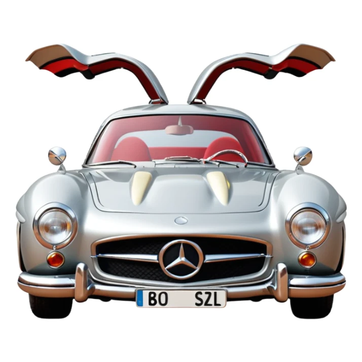 Mercedes 300 sl gullwing  sticker