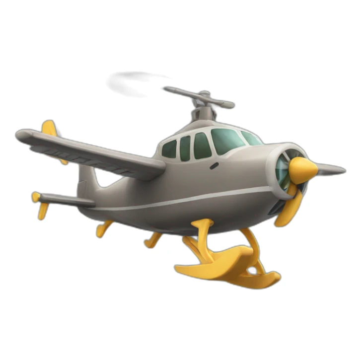 Flying zub sticker