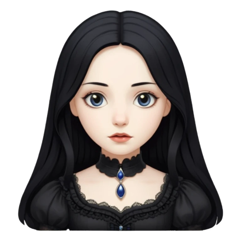 alice in wonderland gothic  sticker