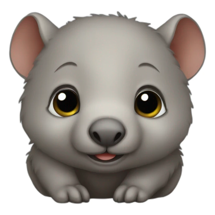 Wombat baby sticker