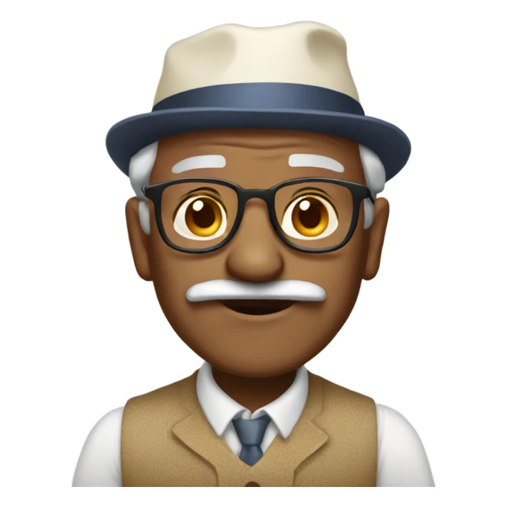 rich old grandfather sticker