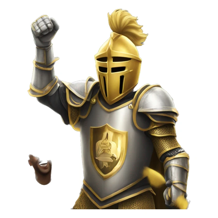 Golden Knight victory celebration  sticker