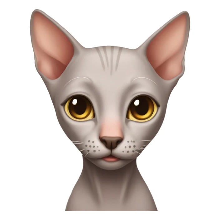 Hairless cat sticker
