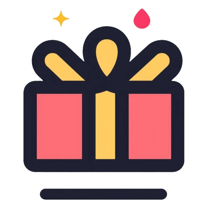 Hair salon gift card sticker