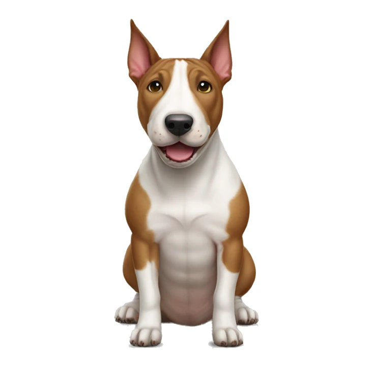 bull terrier dog sticker