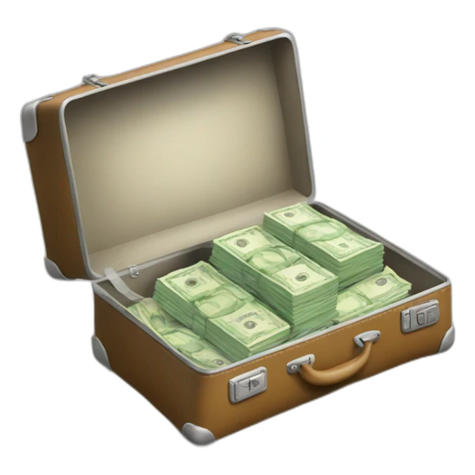 a-flying-suitcase-with-money sticker