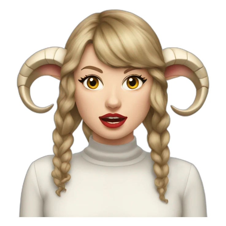 taylor-swift-throat-goat sticker