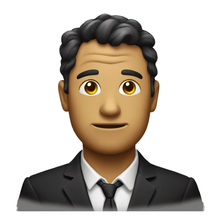 noir tenant un nugget de poulet sticker