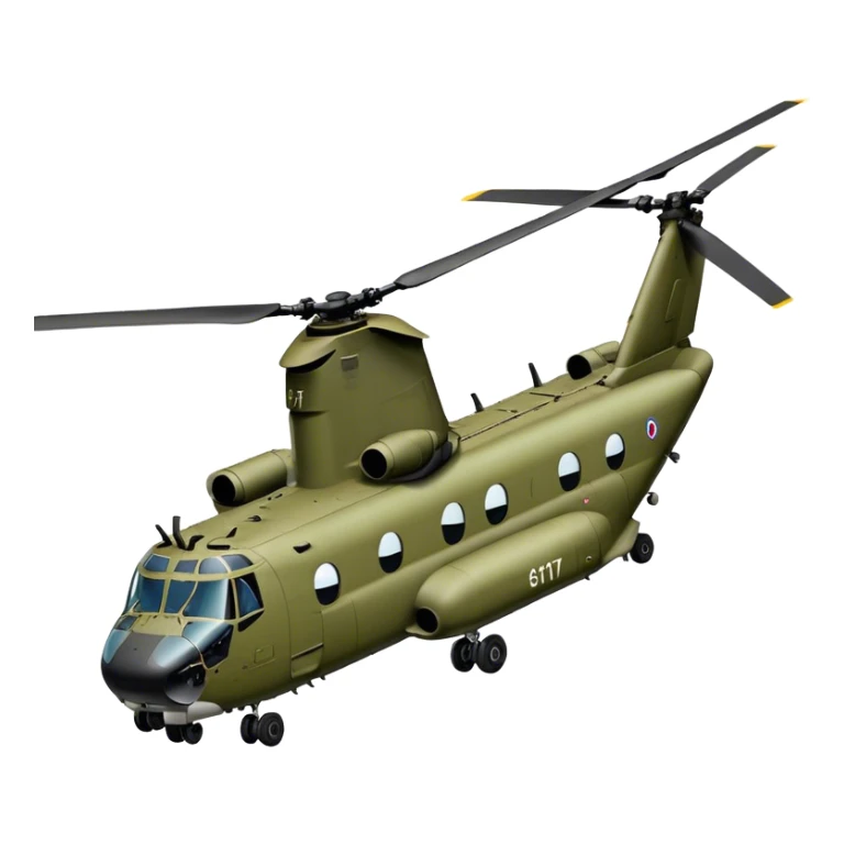 CH-47 Chinook Helicopter - boeing sticker