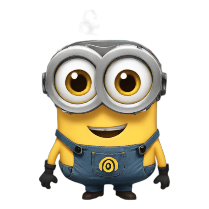 minion birthday sticker