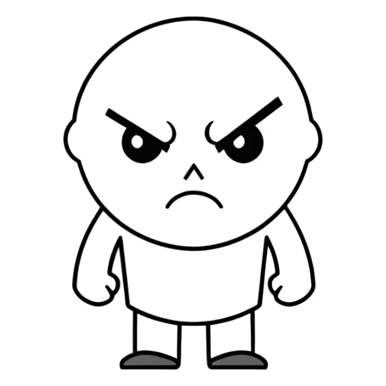 Depressiv wütend traurig sticker