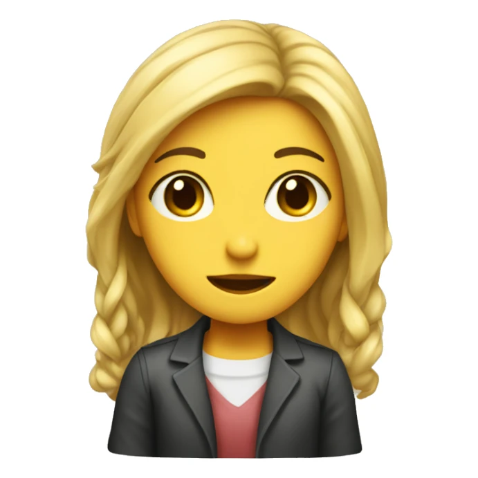 mysterious girl in a classroom sticker