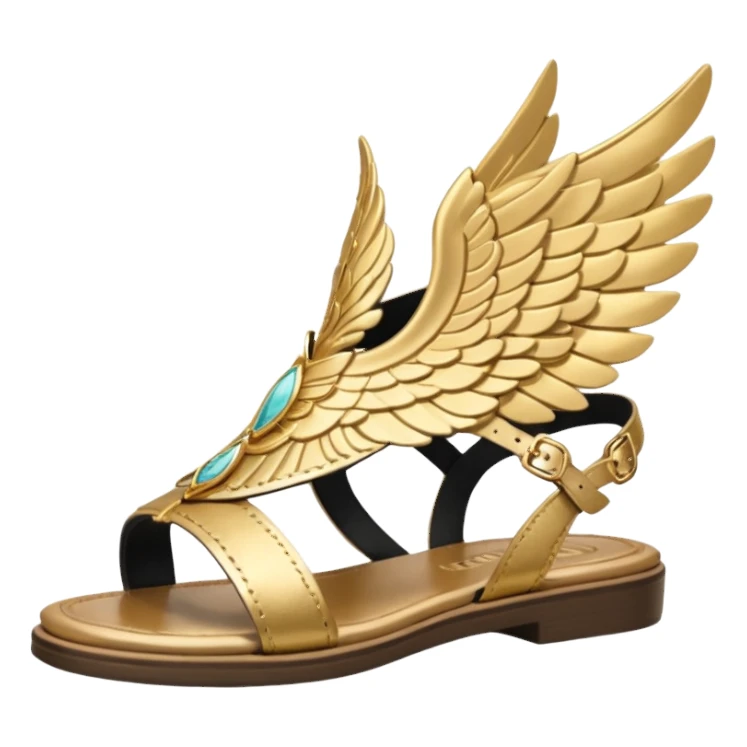 Talaria gold winged sandals hermes sticker