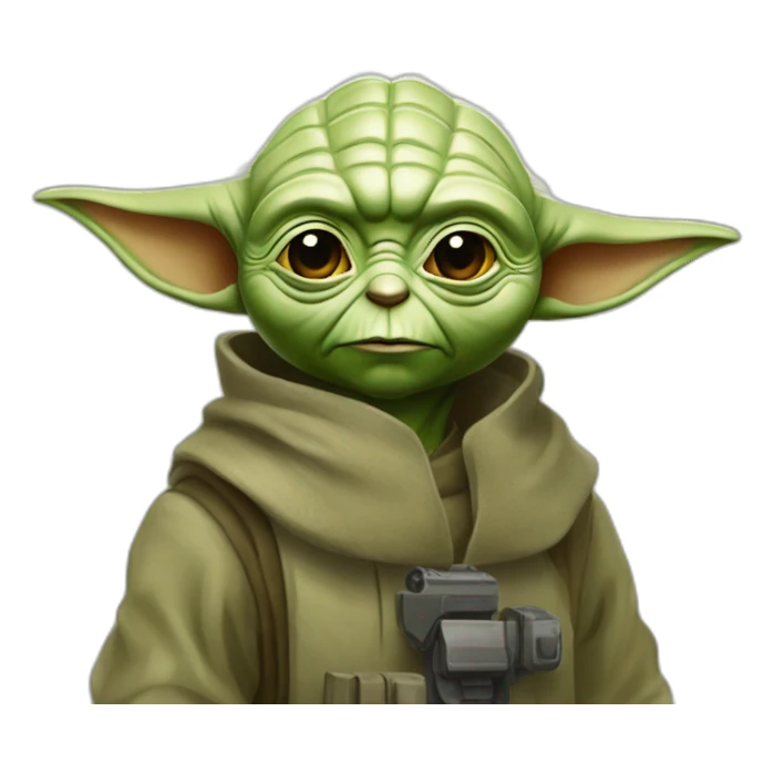 Yoda general Ukraine army shevron  sticker