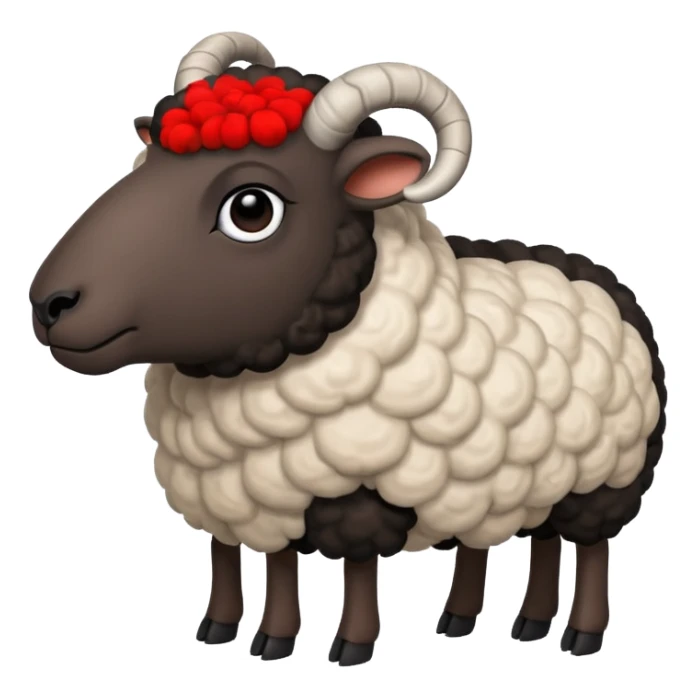 Kartal koyunu avlar sticker