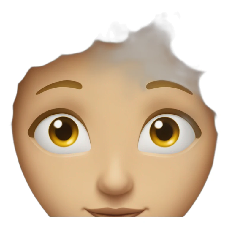 Cœur dans les yeux tout gêné sticker